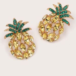 Pineapple earrings N220
